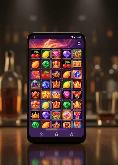 Vibrant Ten Bet Casino mobile app interface showcasing a popular slot game and quick access buttons for deposits and promotions, optimized for players.